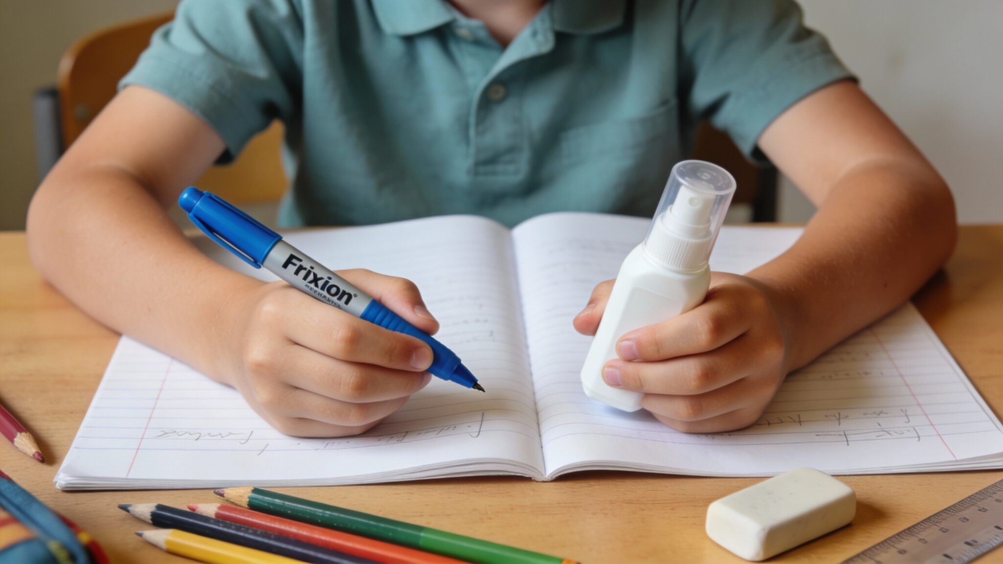 Stylo effaçable ou correcteur : que choisir pour les enfants à l’école ?