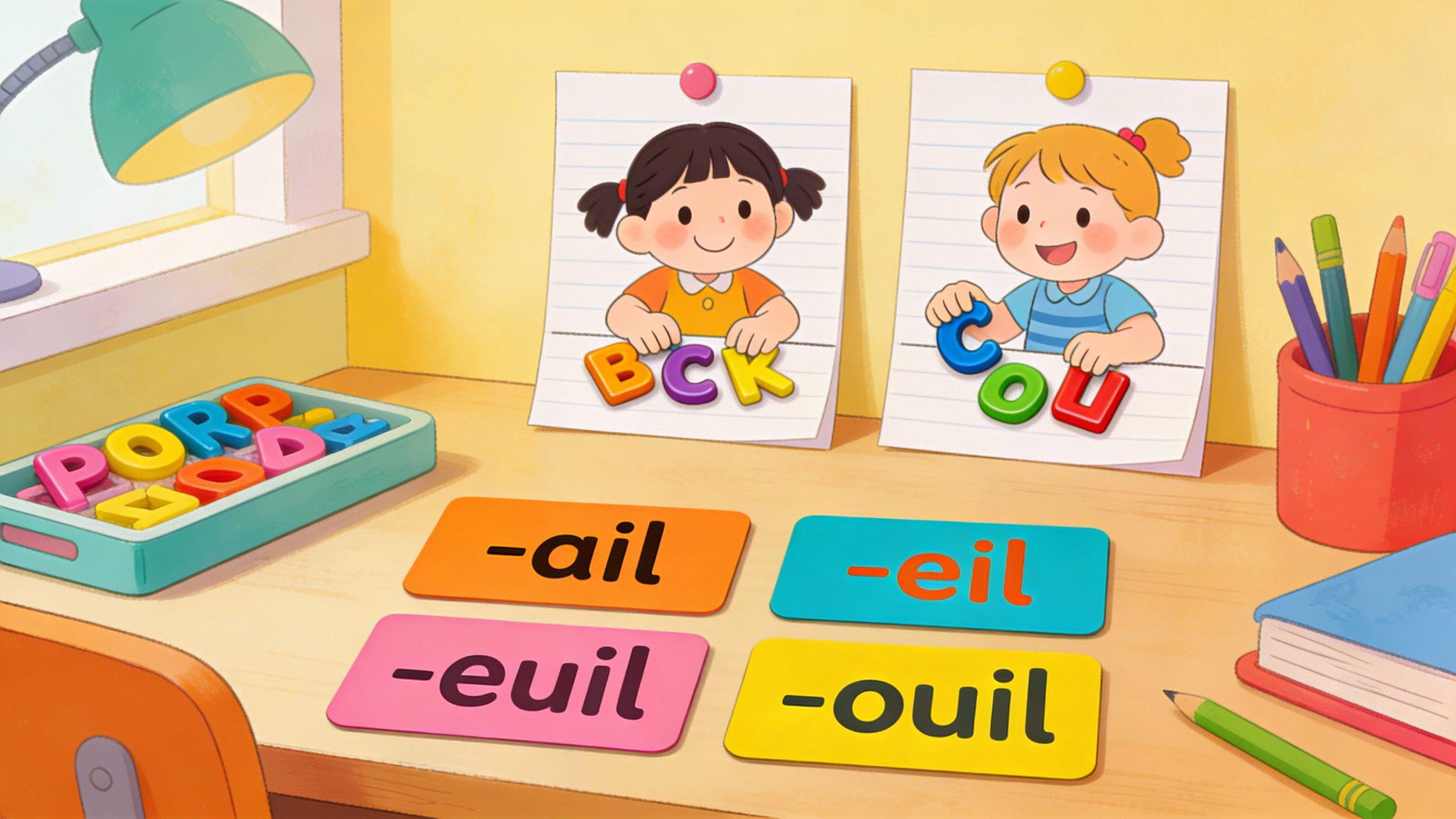 Orthographe des noms en ail eil euil ouil