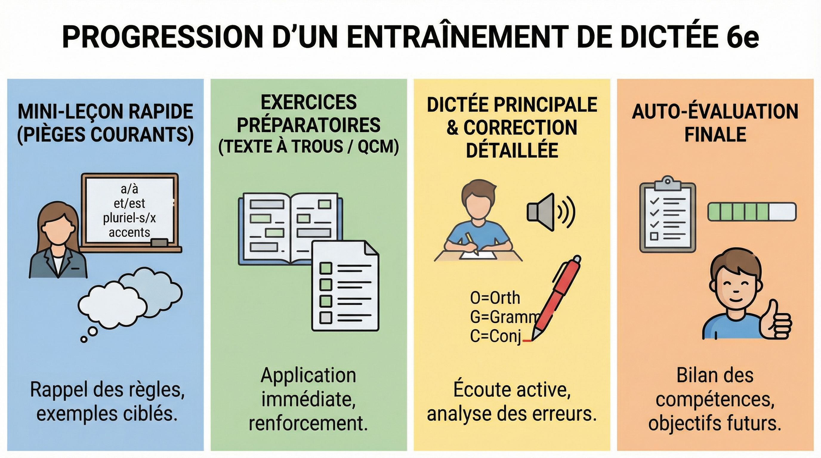 Exercices Dict e 6e Avec Corrig PDF Gratuit Pour Progresser
