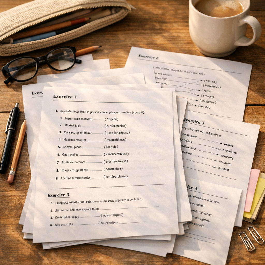 Évaluation à imprimer&nbsp;: 8 exercices progressifs