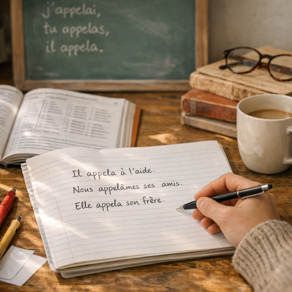 Exemples résolus&nbsp;: appeler au passé simple dans une phrase
