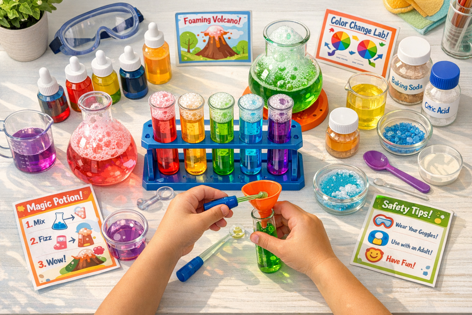 Coffret scientifique de chimie : comment choisir le bon kit pour apprendre en s’amusant