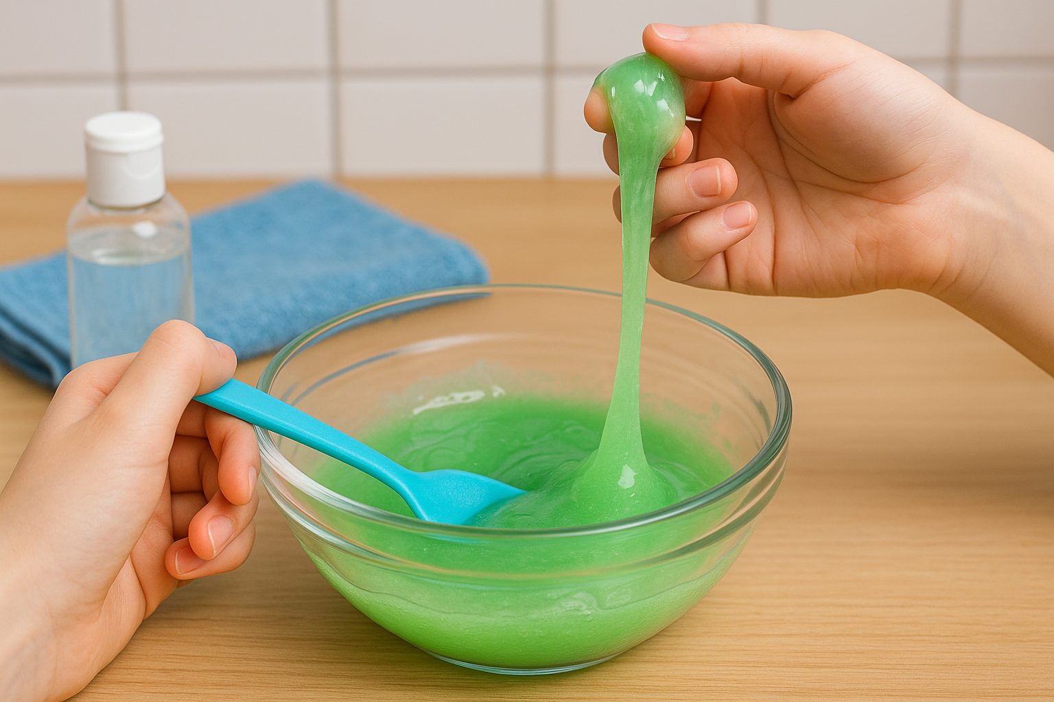 Comment faire du slime sans colle ?