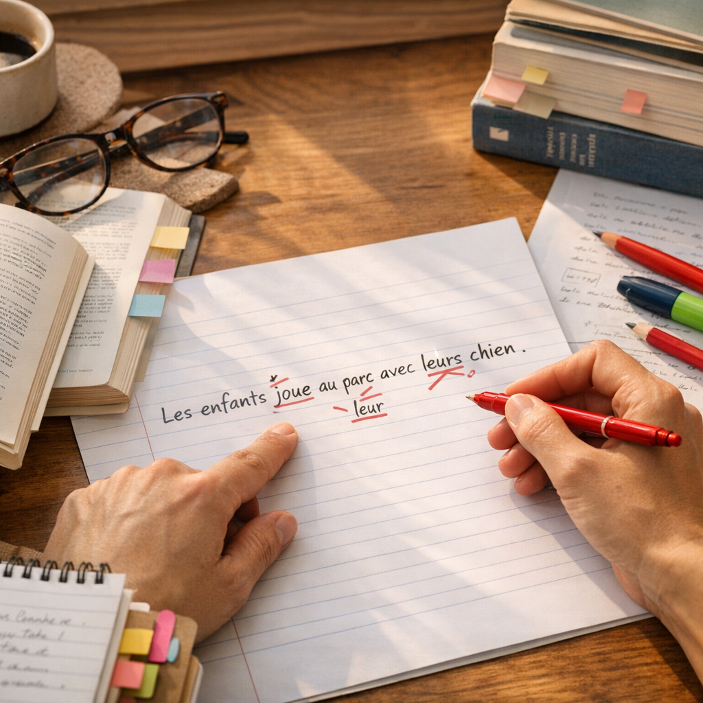 3. Méthode pas à pas pour corriger une phrase