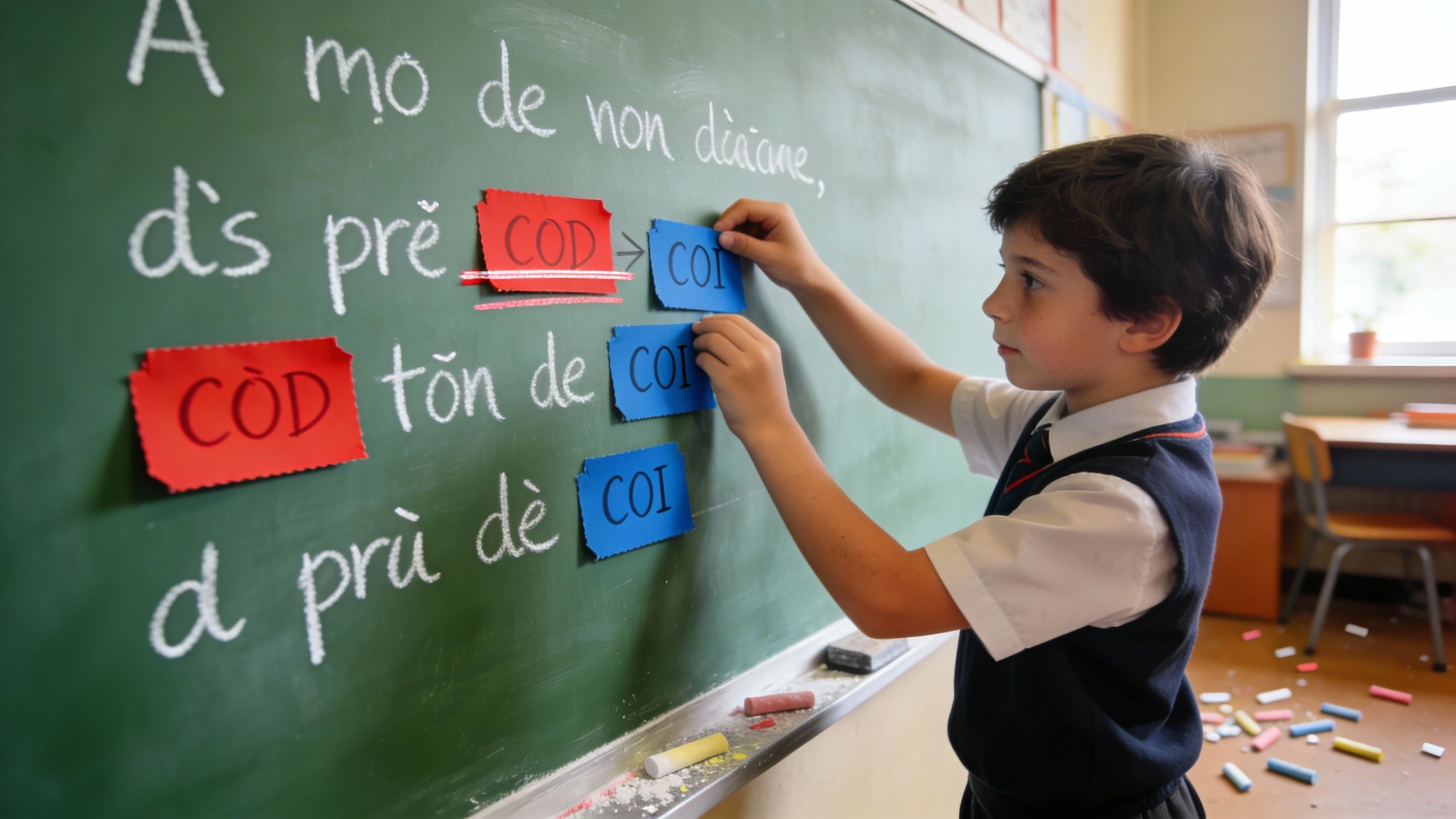 Différencier facilement COD et COI en français