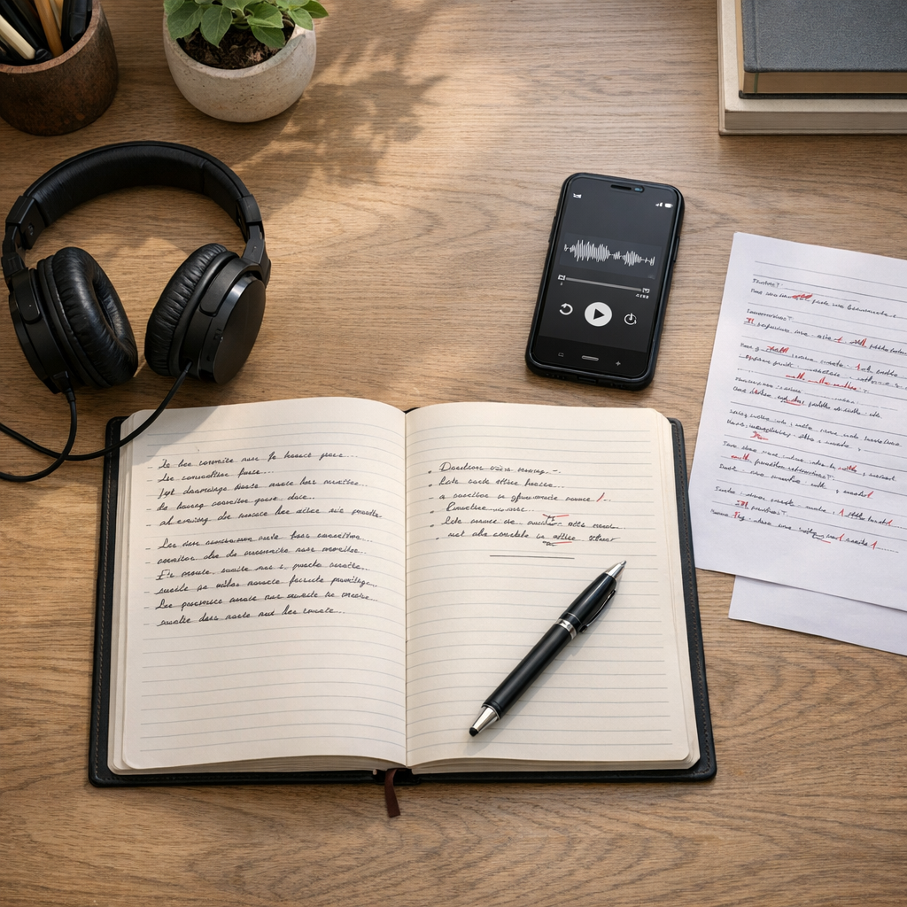 Comment réussir les dictées audio au collège
