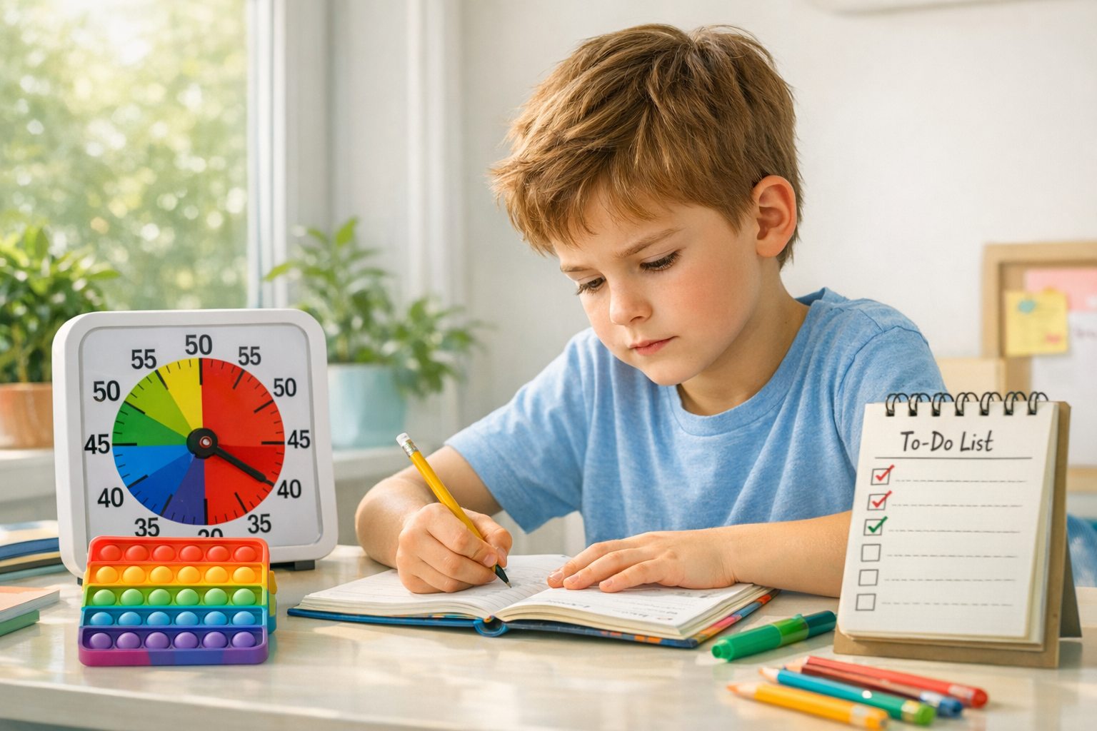 Enfant TDAH : astuces concrètes pour améliorer la concentration à l’école et à la maison