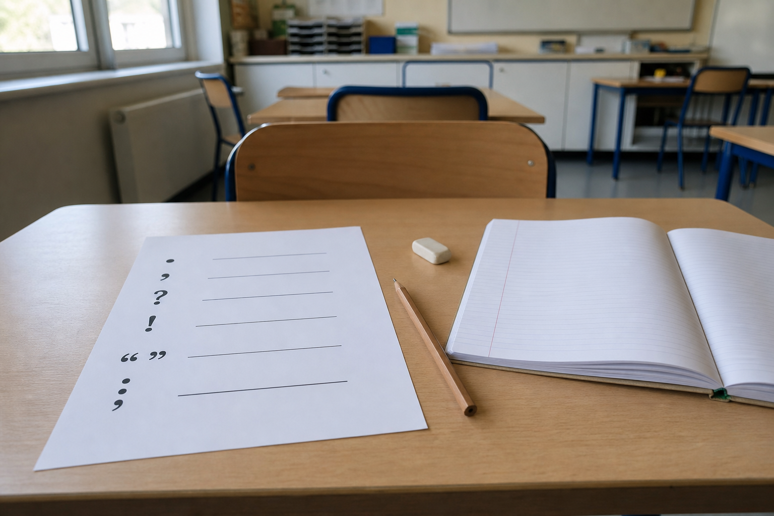 Les exercices de ponctuation CM1 rendent les phrases claires
