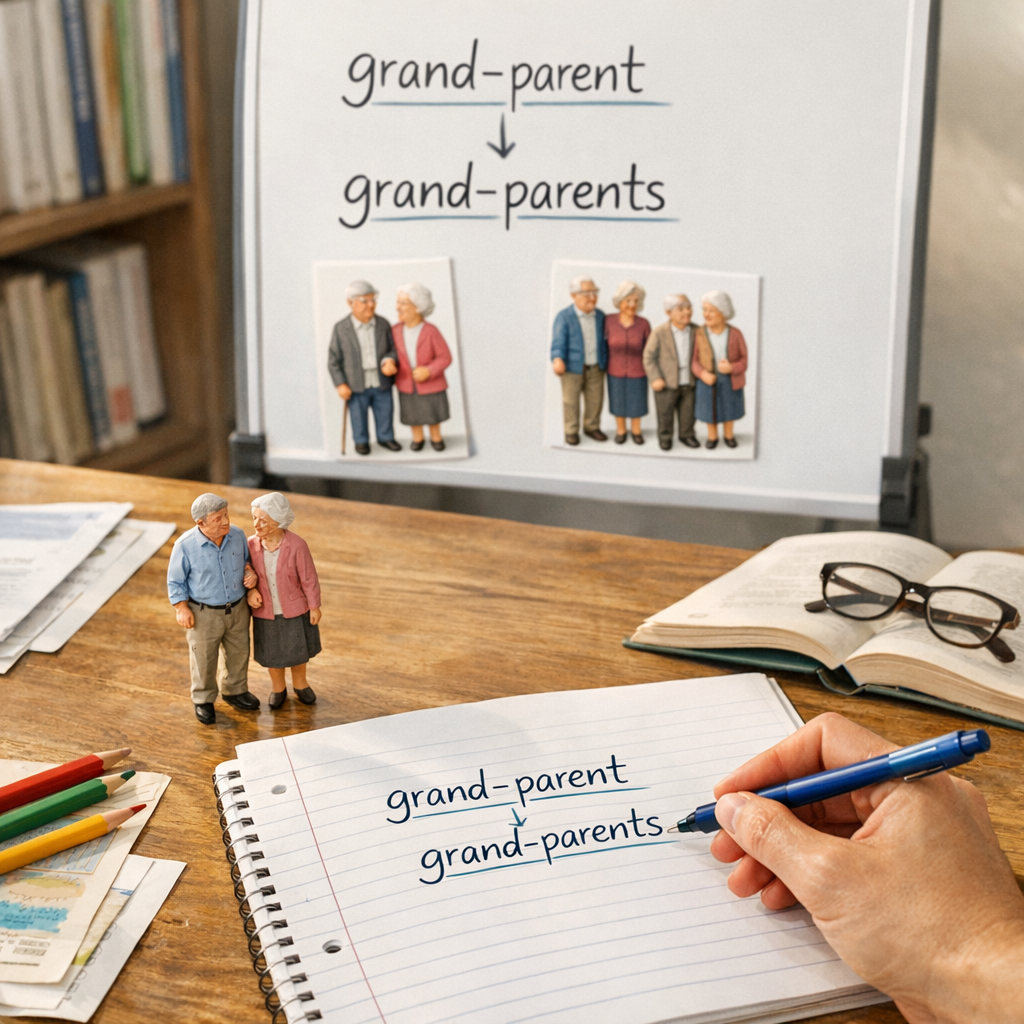 Méthode pas à pas : accorder grand-parent au pluriel
