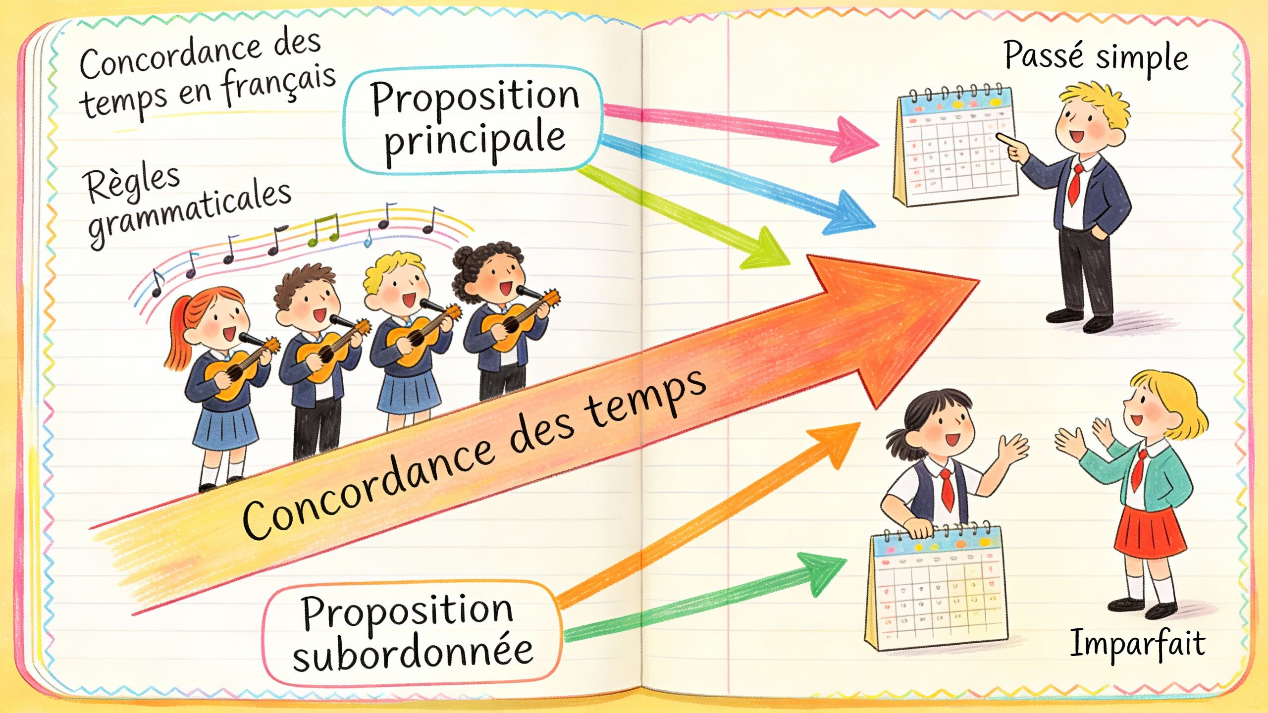 La concordance des temps expliquée simplement