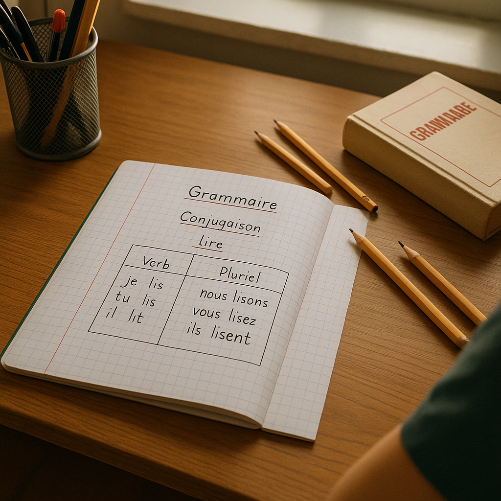 Lire conjugaison : les formes utiles à mémoriser vite
