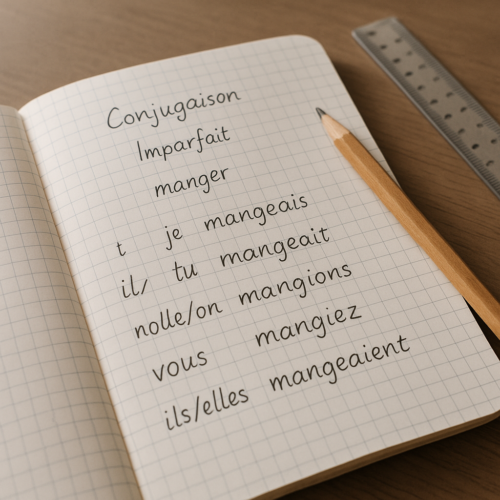 Manger imparfait : conjugaison correcte et règle du e
