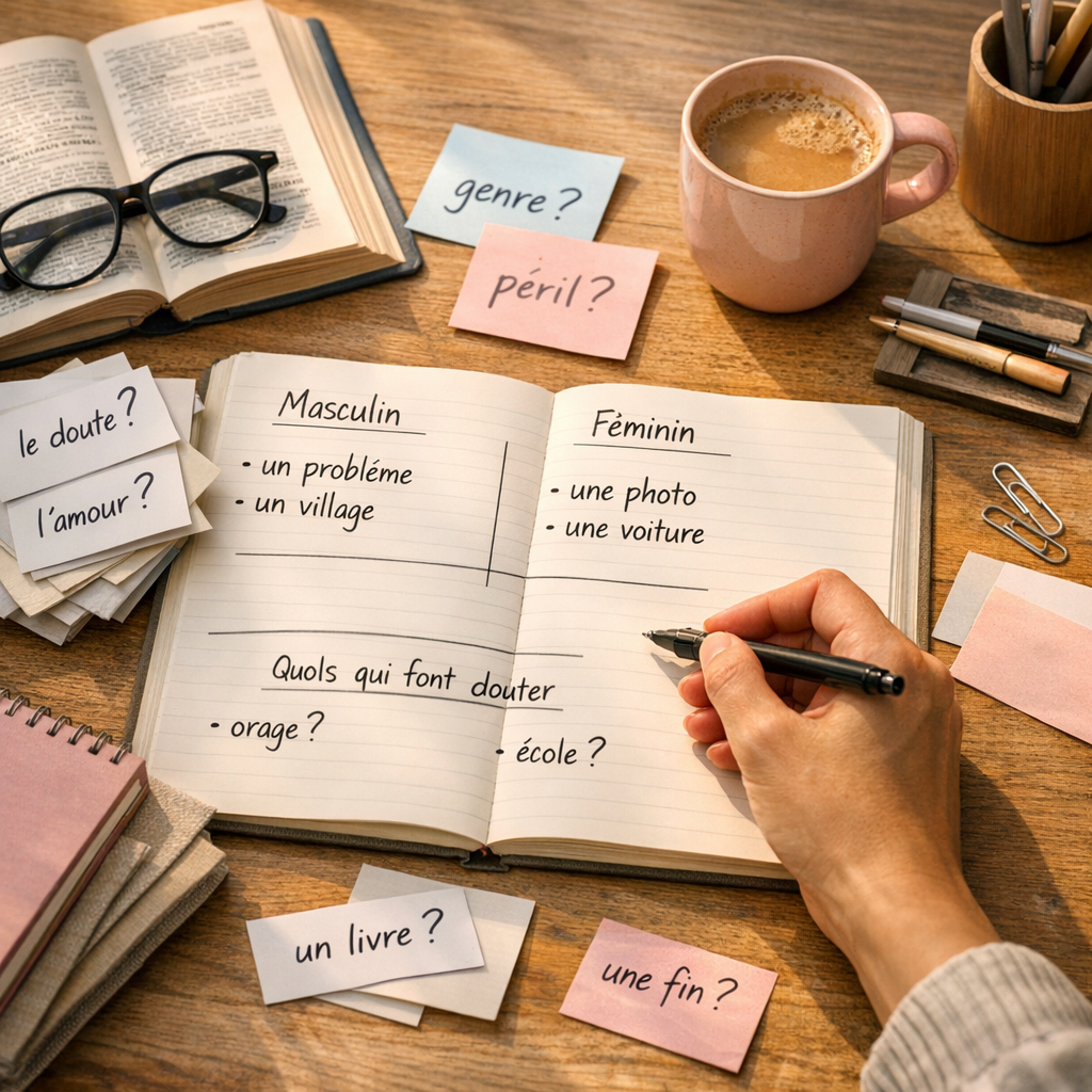 Exemples résolus et mots qui font douter
