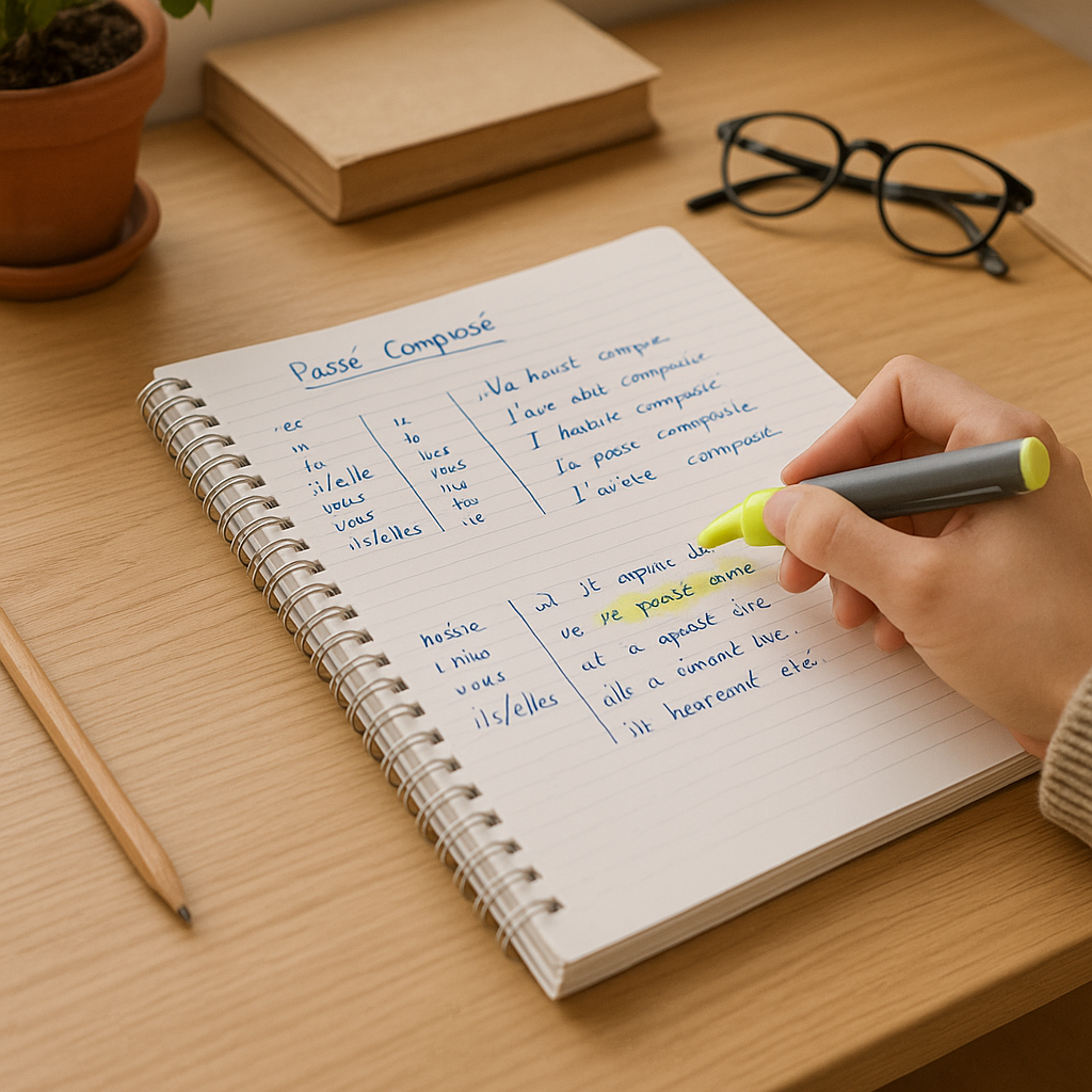Passe compose : règle simple, exemples et erreurs à éviter