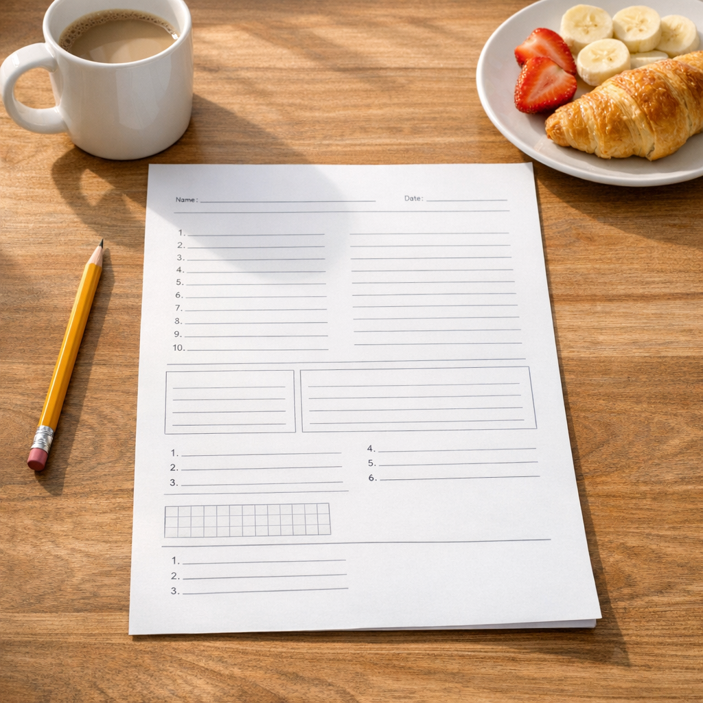 Comment écrire petit déjeuner au pluriel en CM2-6e ?