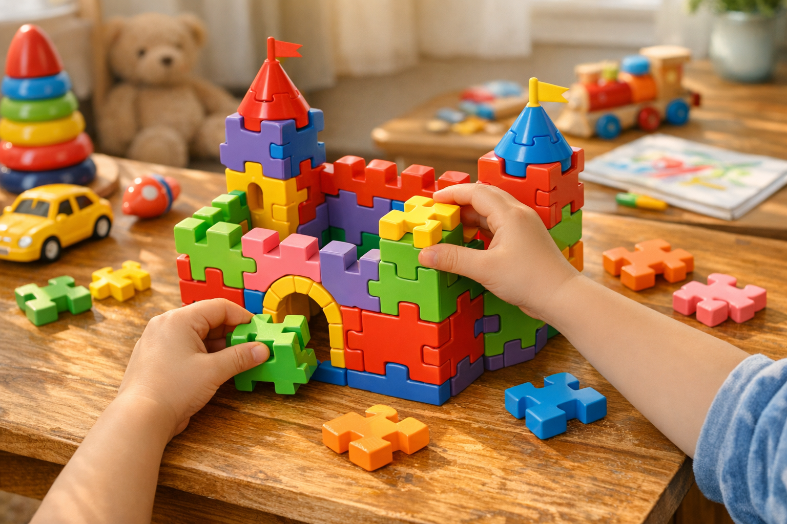 Puzzle 3D enfant : un jeu de construction ludique et éducatif