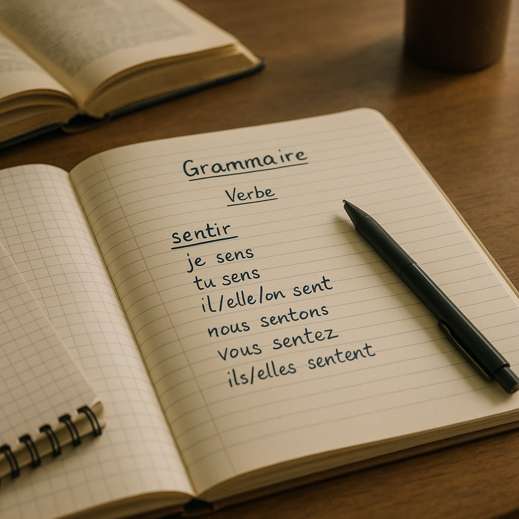 Sentir conjugaison : les formes utiles à maîtriser vite