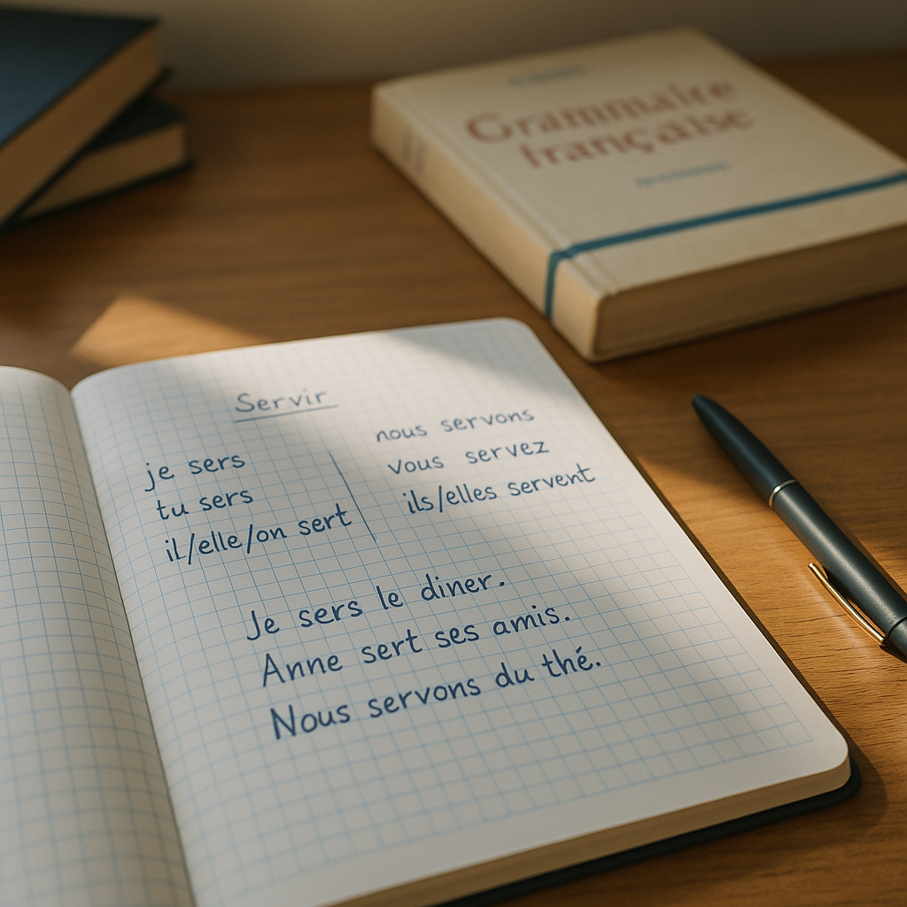 Servir conjugaison : les formes à retenir sans erreur
