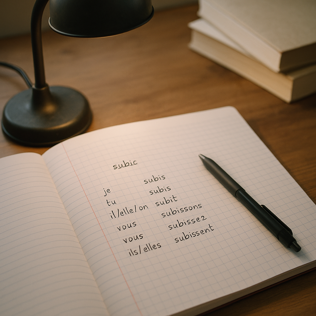 Subir conjugaison : ne confondez plus subi, subit et subis