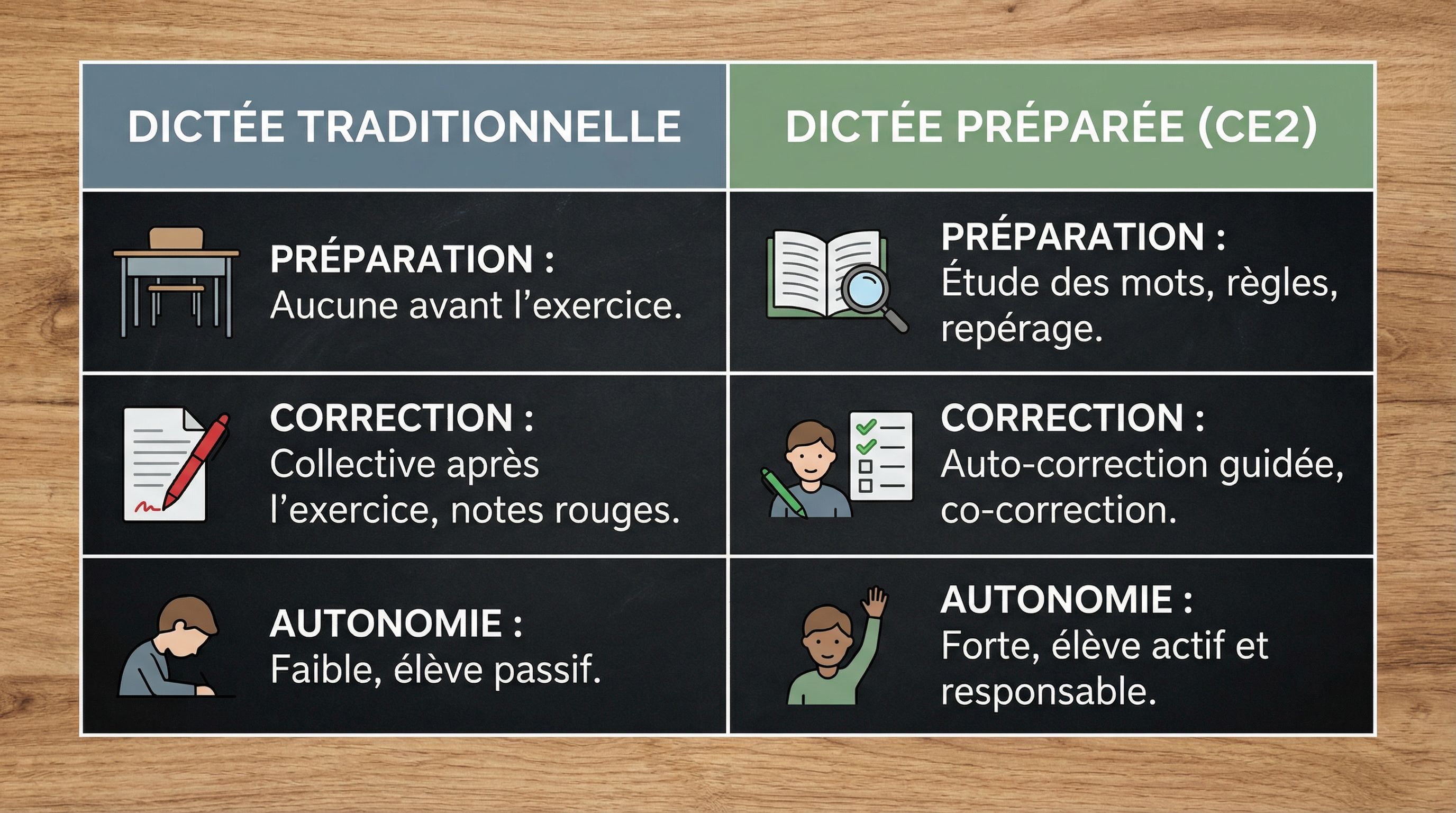 Dictées préparées CE2 à imprimer et corriger