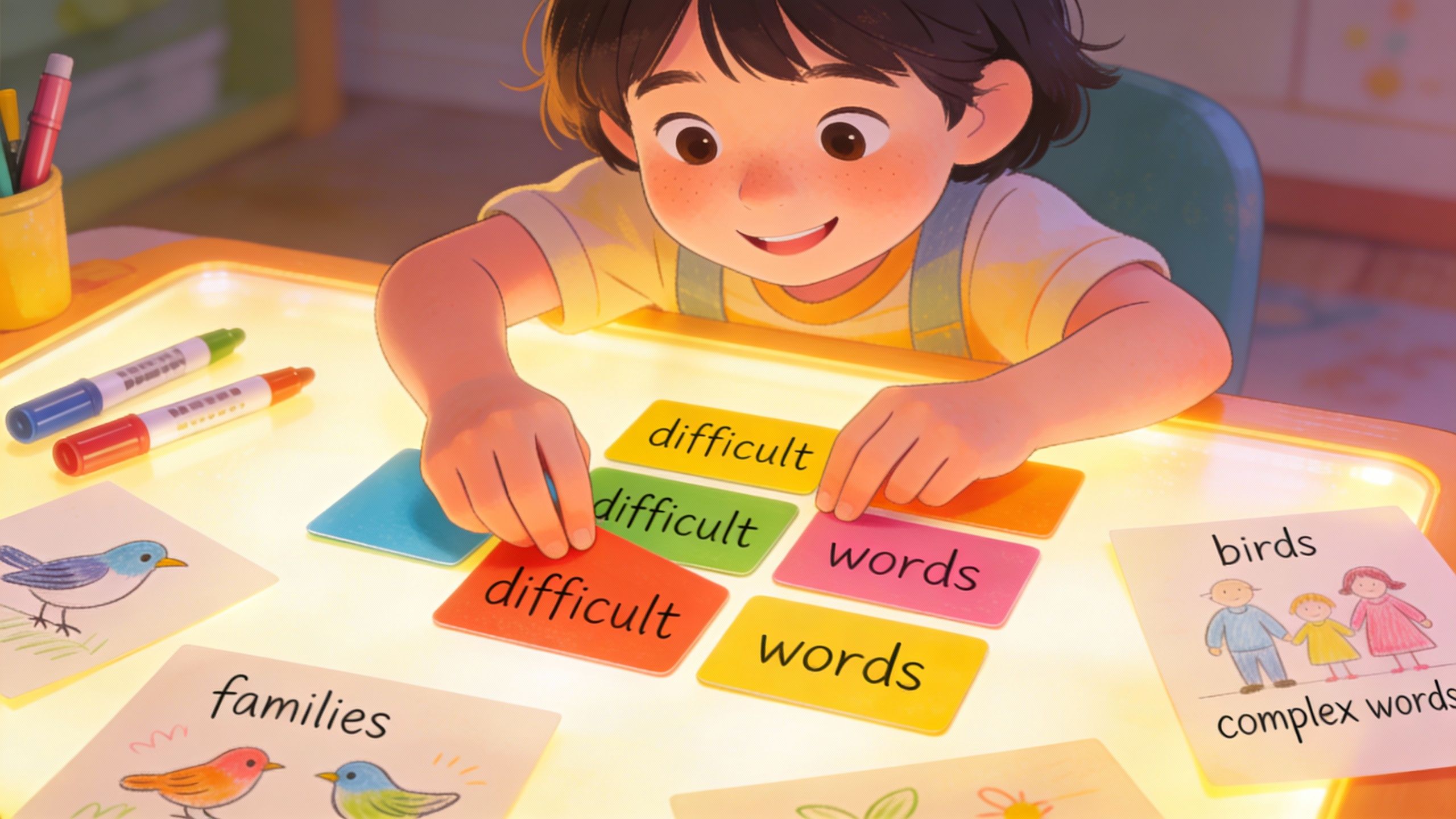 Mémoriser un mot difficile devient possible et amusant